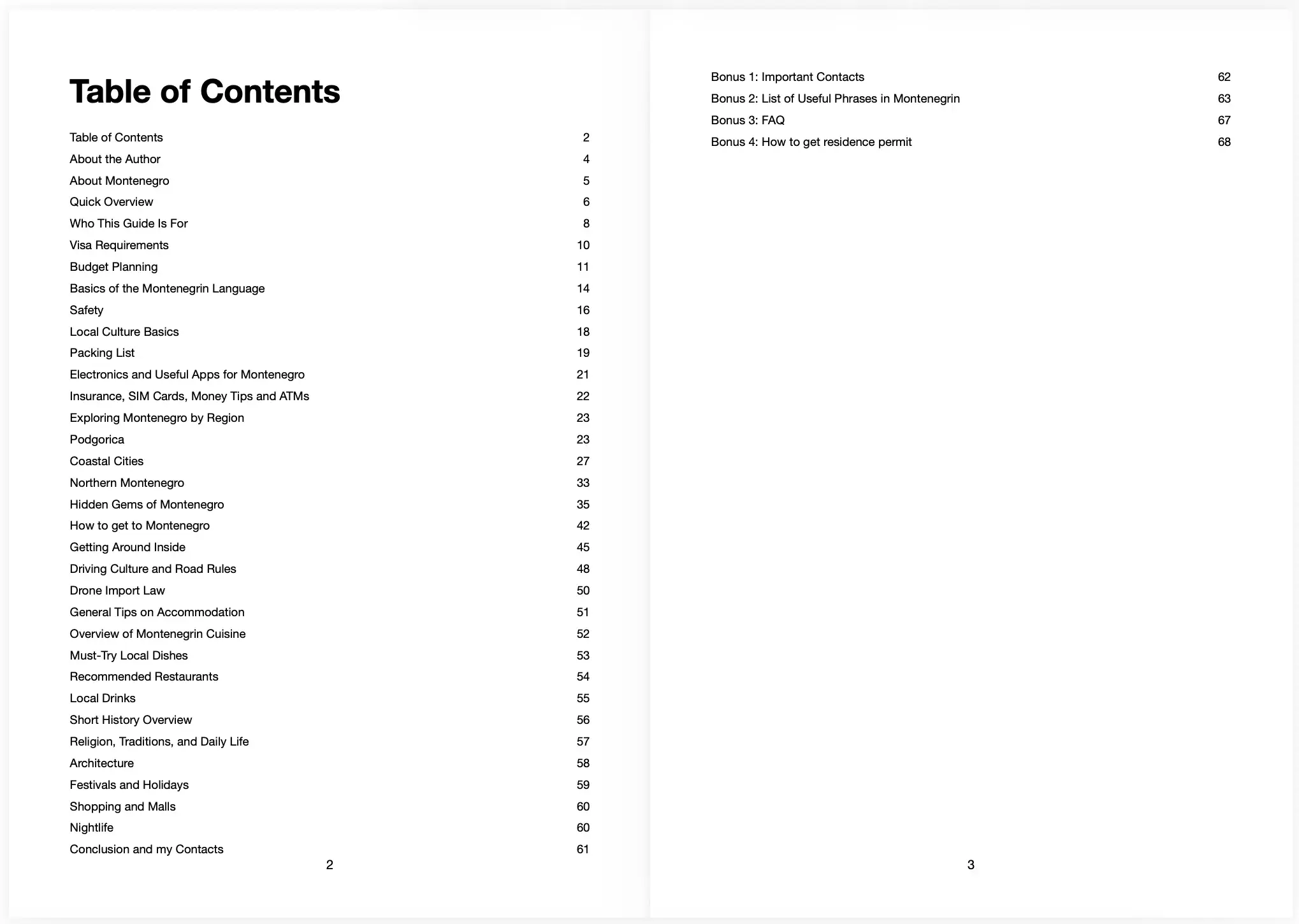 Full Table of Contents — structured so you can find answers in seconds