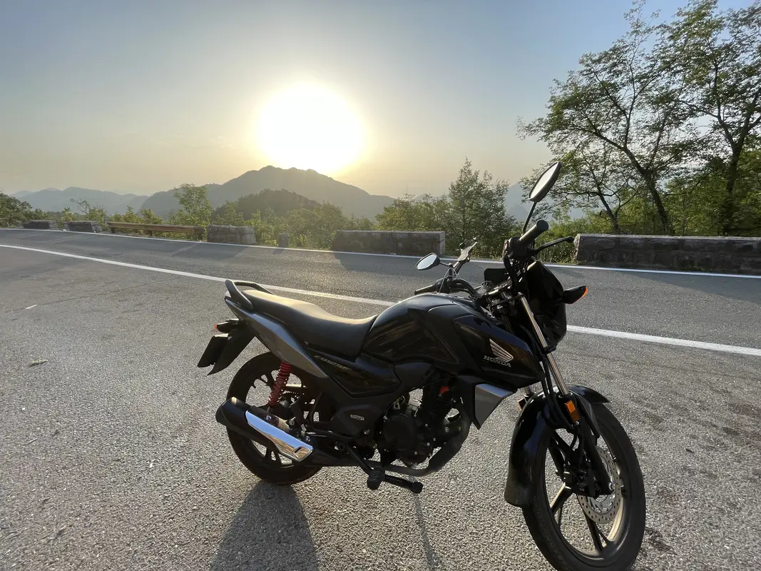 My old moped in Montenegro. 125cc is more than enough